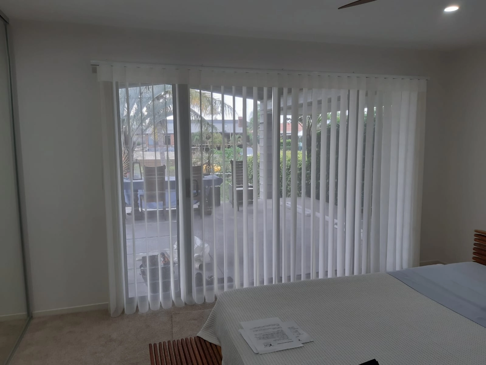 Veri Shades in a Gold Coast bedroom