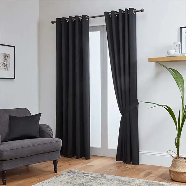 Blockout curtains in a Broadbeach bedroom