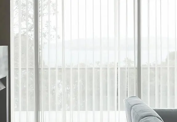 Veri Shades filtering natural light across a bright living room